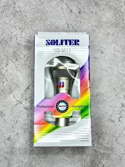 Microfono c/ cable Soliter SO-M11