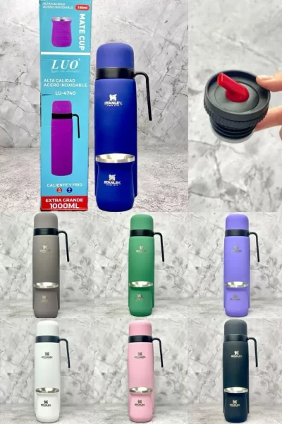 Kit termo media manija LUO 1000ml + mate