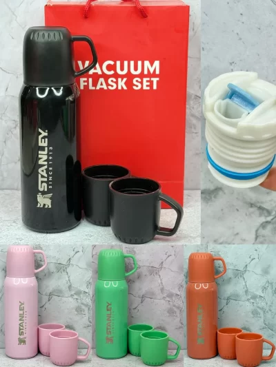 Set termo vacuum flask 500 ML + tazas - Image 2