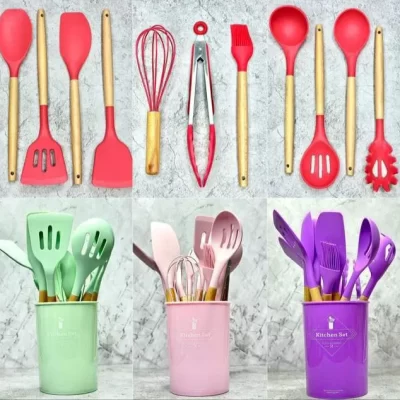 Set utensilios de cocina 12 piezas grande