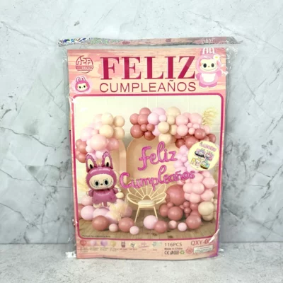 Globos labubu 112pcs