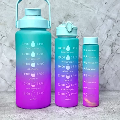 Set botellas 3 en 1 motivacionales