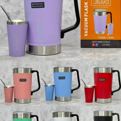 Jarrón tereré Lumilagros 1900ml + vaso