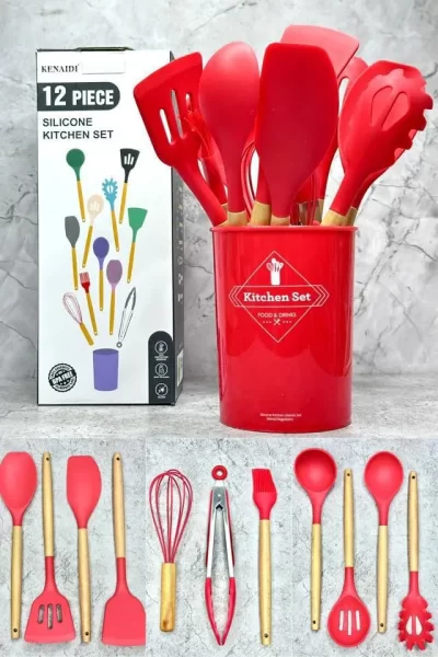 Set utensilios de cocina 12 piezas chico