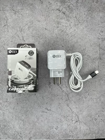 Cargador Ibek tipo C 3.8A IB-3804