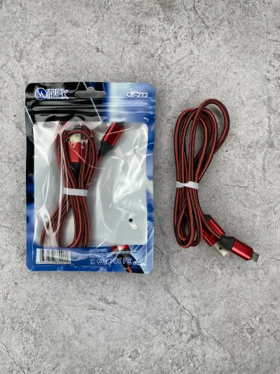 Cable Ibek mallado v8 bolsa CB-212