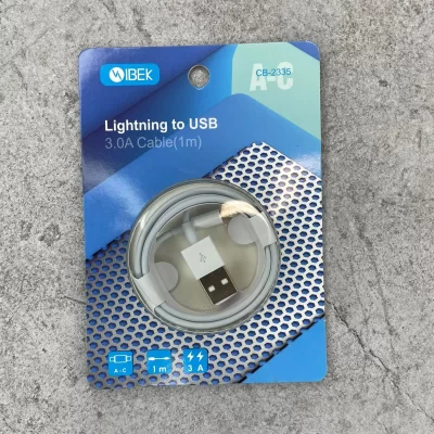 Cable iPhone blister 3.0A CB-2335