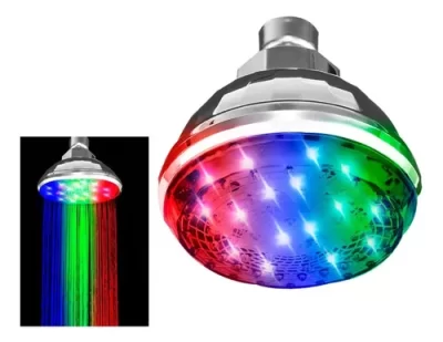 Luz multicolor p/ ducha
