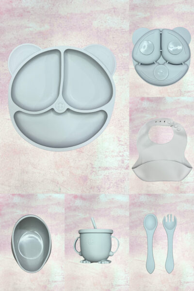 Set de alimentación p/ bebés silicona - Image 2