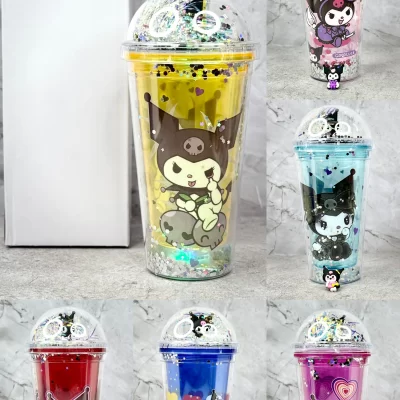 Vaso acrilico Kuromi 500 ML