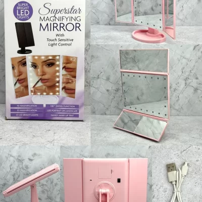 Espejo doble tipo libro XR-568