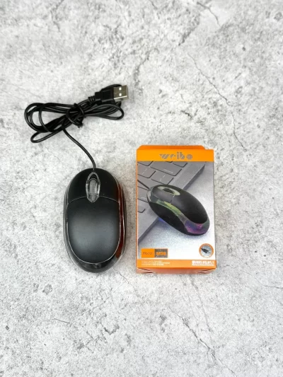 Mouse con cable y luz WEIBO