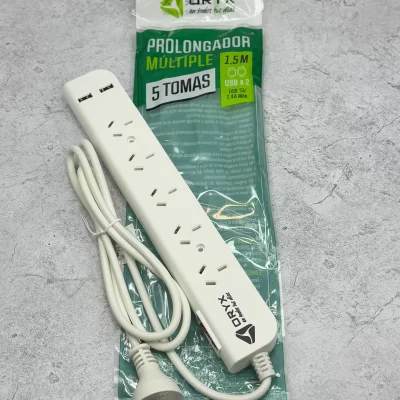 Prolongador multiple 5 entradas OR-ZA01