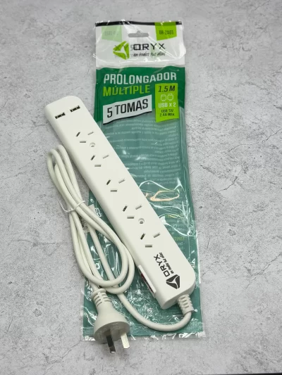 Prolongador multiple 5 entradas OR-ZA01