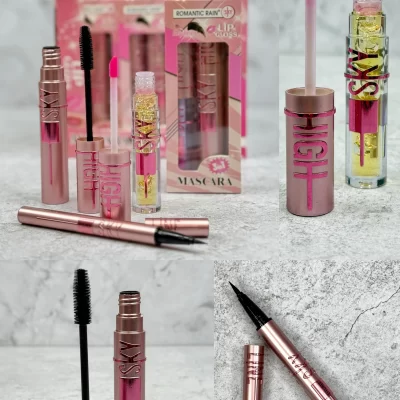 Kit gloss + rimel + delineador