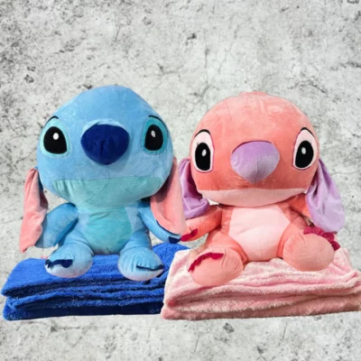 Peluche stitch con manta