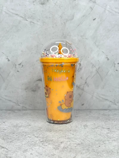 Vaso acrilico de capibara pastel 450ML - Image 5