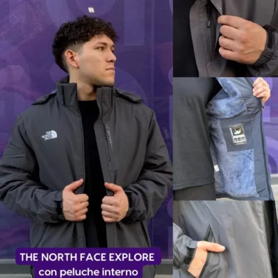 Campera The North Face explore con peluche COD 6626