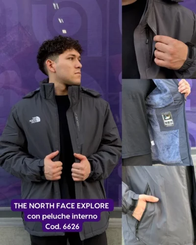 Campera The North Face explore con peluche COD 6626