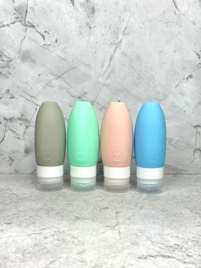 Botellas de silicona para viaje X4