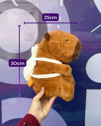 Capibara con mochila