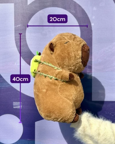 Peluche capibara con manta OFERTA