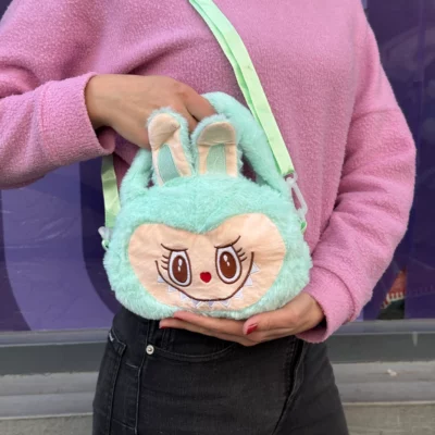 Cartera labubu con peluche