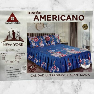 Sabana con faldon 2800 hilos - Image 3
