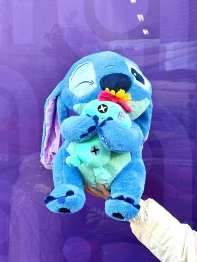 Peluche stitch con manta