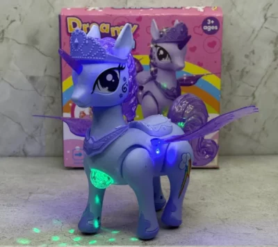 Unicornio con luz
