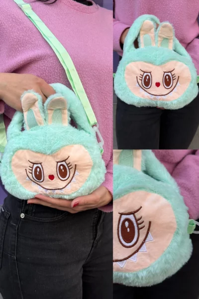 Cartera labubu con peluche - Image 3