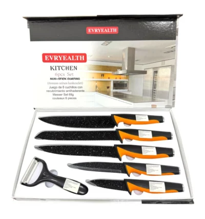 Kit de cuchillos 6 pcs Evryhealt