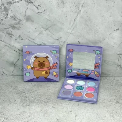 Paleta de sombras pequeña capibara x9