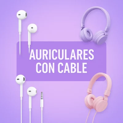 Auriculares con cable