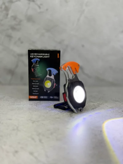 Mini llavero linterna keychain 7 en 1