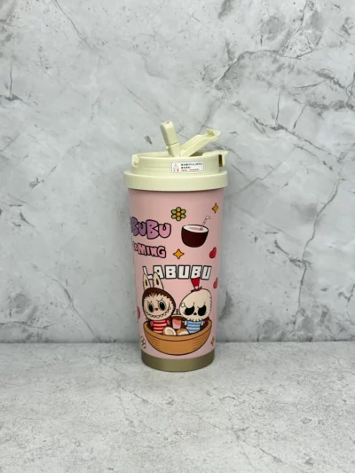 Vaso cafetero capibara y labubu 530ml - Image 3