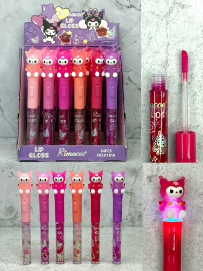 Lapiz labial Kuromi con luz Rimocoo - Image 5