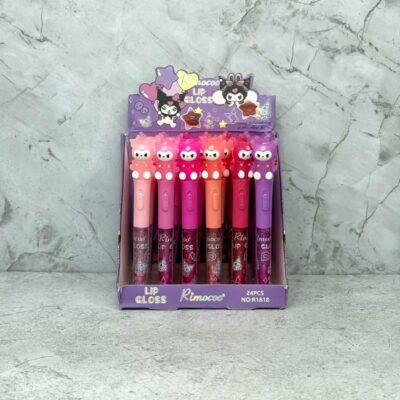 Lapiz labial Kuromi con luz Rimocoo