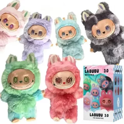 Llavero peluche sorpresa Labubu familia 3