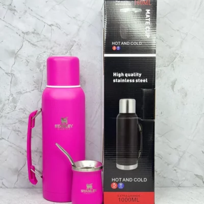 Kit termo + mate vacuum cup Simil Stanley 1000ml