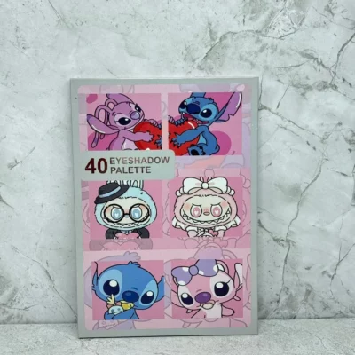 Paleta de sombras capibara y stitch x40un