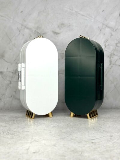 Organizador joyero x4 plegable con espejo - Image 3