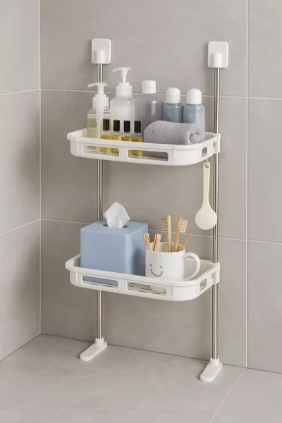 Rack organizador de inodoro