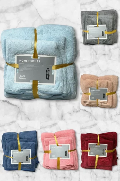 Kit toallon secado rapido 3 pcs home textiles - Image 2