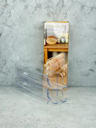 Huevera cristal 2 niveles