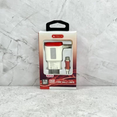 Cargador Aitech 3.1A TIPO C