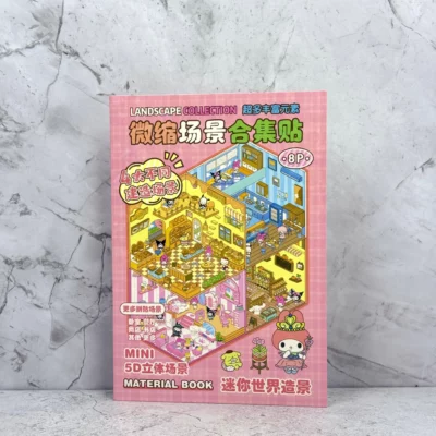 Mini libro con stickers landscape