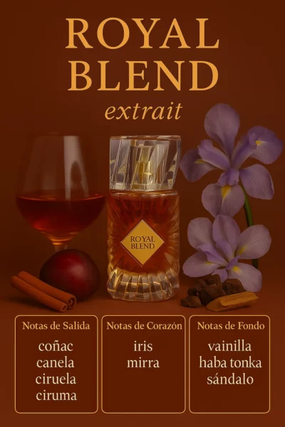 Perfume arabe Royal Blend Extrait - Image 2