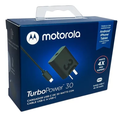 Cargador motorola 30W tipo C