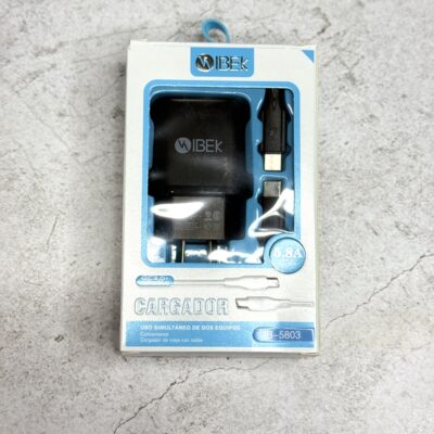 Cargador 5.8 ibek tipo c a tipo c IB-5803